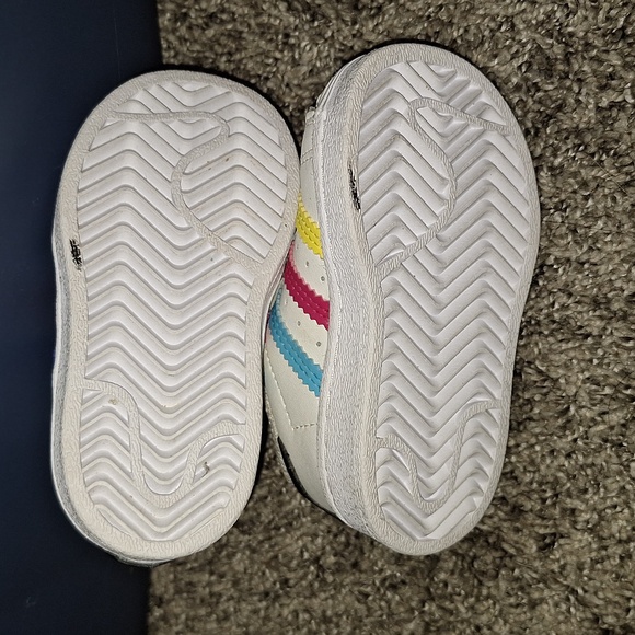 Adidas "Superstar" leather slip-on sneakers - 4K baby/ toddler - Picture 7 of 10